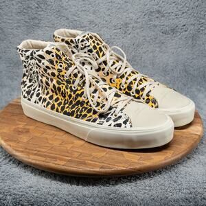 STRAYE‎ Venice Cheetah High Skate Men Sz 13 Hi Tops Sneakers Casual
